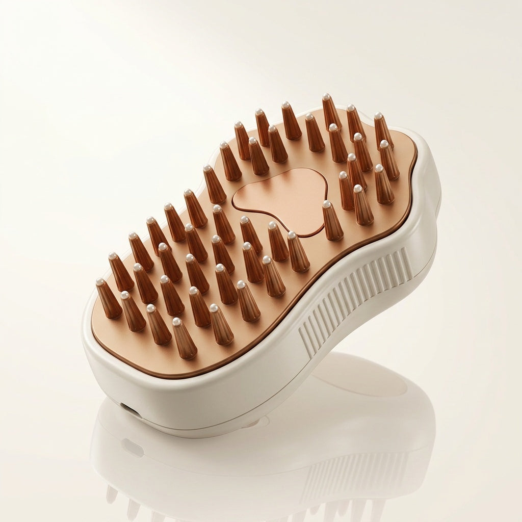 Pet Grooming Brush with Steam Technology